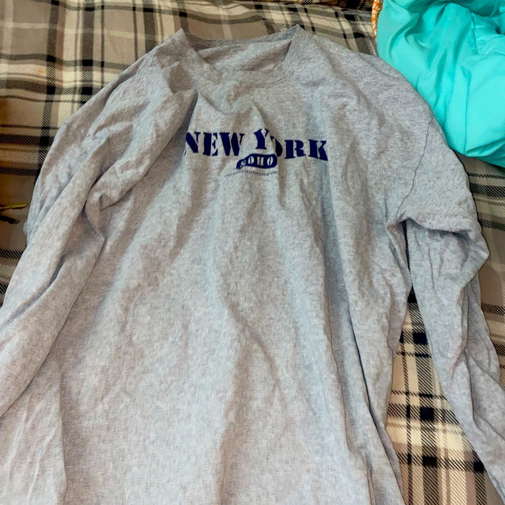 Brandy Melville Logo Long Sleeve Tee